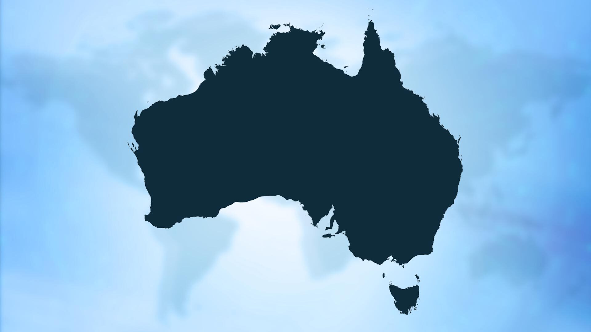 Karte von Australien